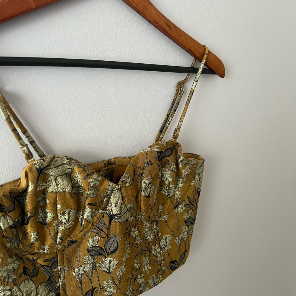 NWT Floral Corset Top